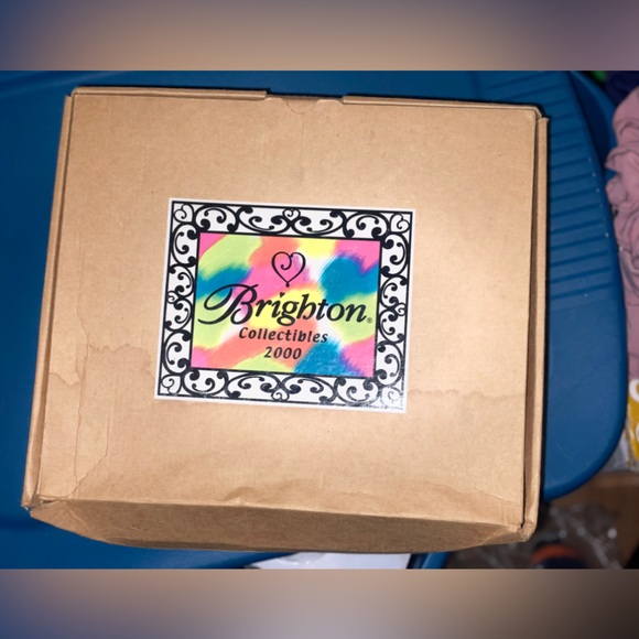 Brighton Limited Edition Crossbody Bag Multicolor Patchwork Leather Snap M - Picture 3 of 7